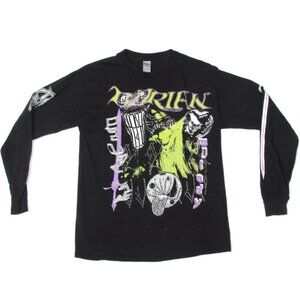 Dorian Electra My Agenda Black Long Sleeve Men's T-Shirt Tee size Medium /171